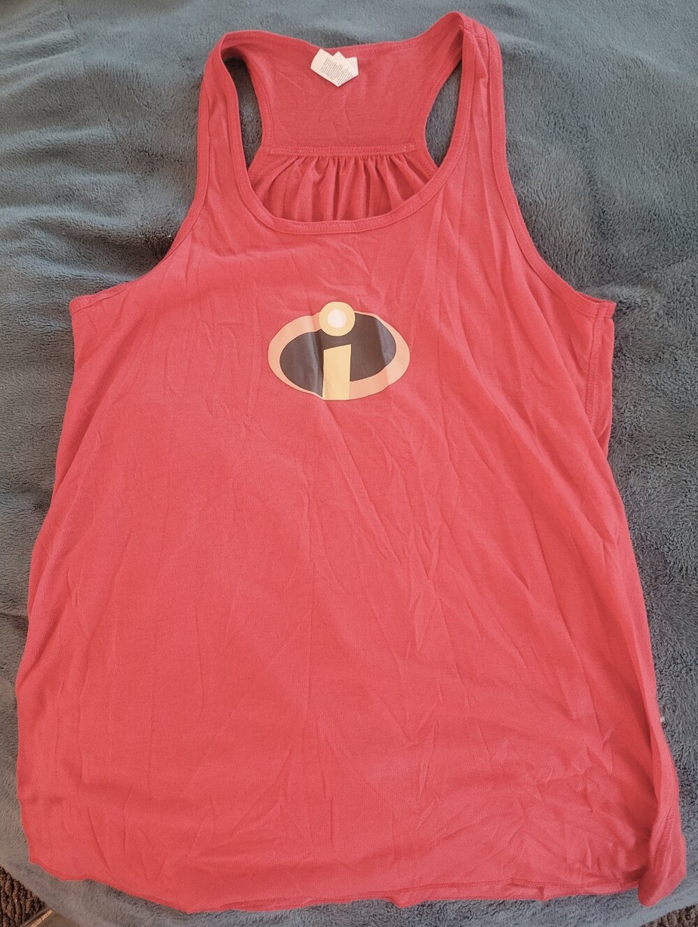 Women’s Incredibles Racerback Tank Top with Logo Large